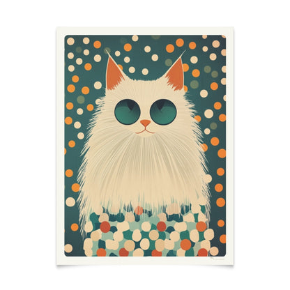 Mid-Century Cats: Posterserie mit Retro-Illustrationen