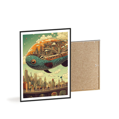 Giant Fish Airship Poster