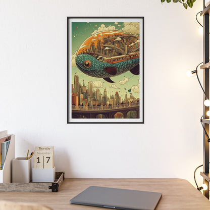 Giant Fish Airship Poster