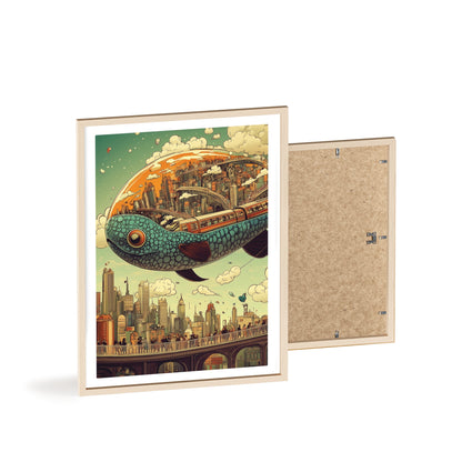 Giant Fish Airship Poster