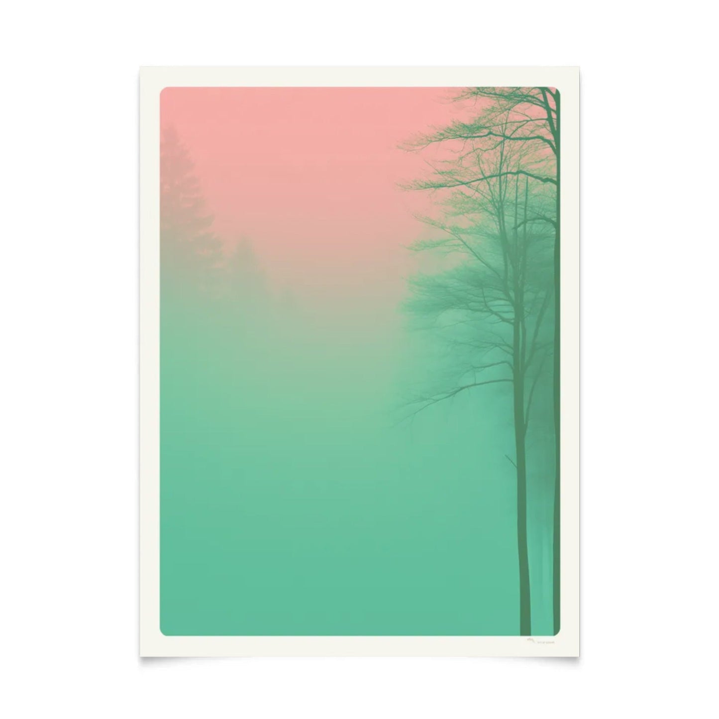 Serene Nature Landscape Poster 30x40