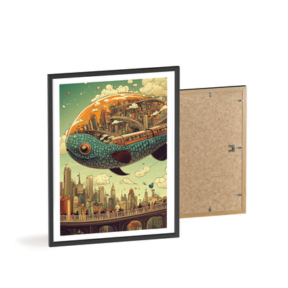 Giant Fish Airship Poster