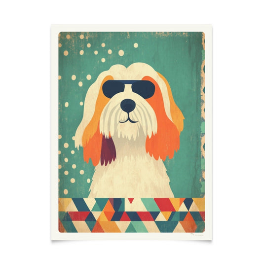 Mid-Century Modern Dogs: Serie von 5 Postern