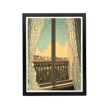 Window View Poster with Frames