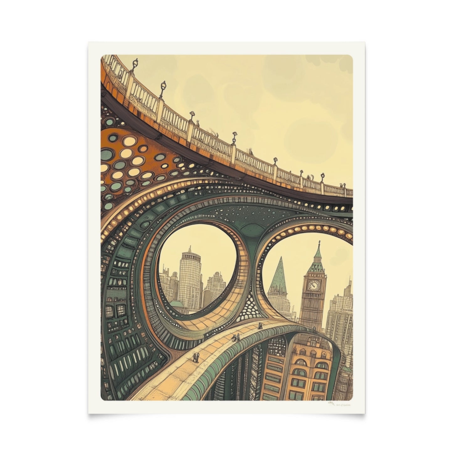 Bridges & Cityscapes: Series of 5 Industrial Designs