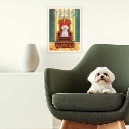 The Monarch – Personalized Pet Poster with your Pets Photo