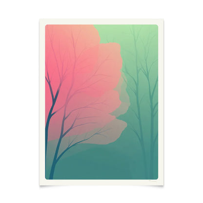 Serene Nature Landscape Poster 30x40