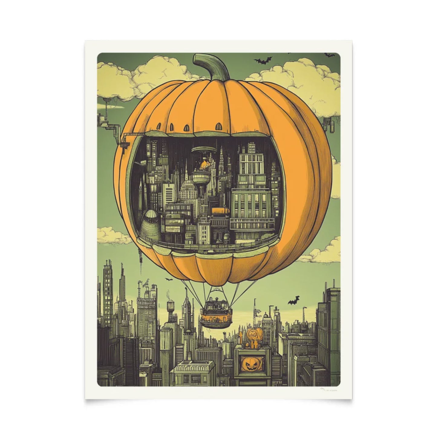 Poster Halloween-Kollektion 30x40