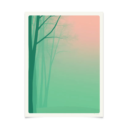 Serene Nature Landscape Poster 30x40